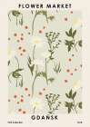 Flower Market GdaA?sk Art Print