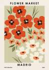 Flower Market Madrid Art Print
