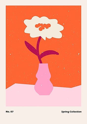 Spring Flower #07 Art Print by Nktn