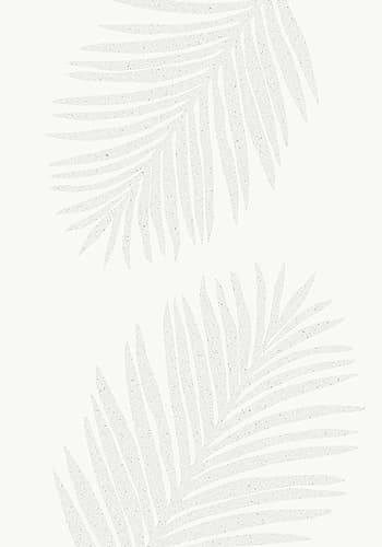 PALM LEAF 13 GRAY PATTERN Art Print by 1x Studio