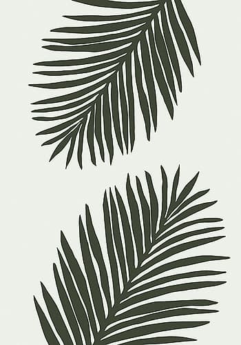 PALM LEAF 04 GREEN Art Print by 1x Studio