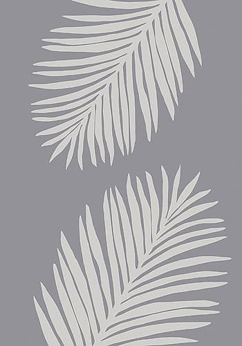 PALM LEAF 03 MEDIUM GRAY Art Print by 1x Studio
