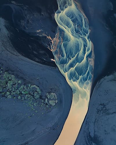 Section Of A Stream Landscape Print