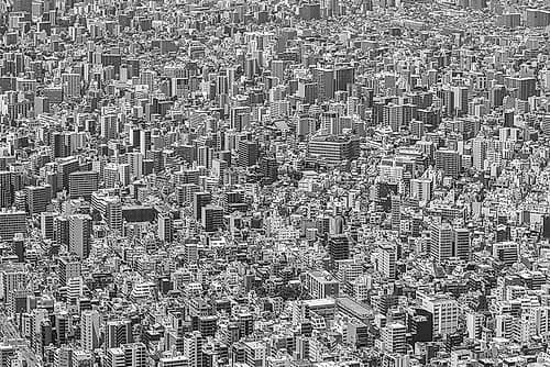 Tokyo texture Architecture Print