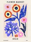 Flower Market. Oslo Art Print