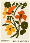 Flower Market. Copenhagen Art Print
