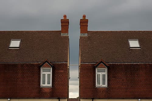 Twins Architecture Print