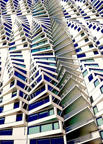 Rooms with a view Architecture Print