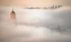 Entre La Luz Y La Niebla... Art Print