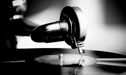 The record player Art Print