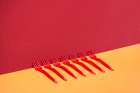 Very Simple Still Life With Red Forks Art Print