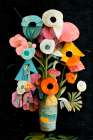 Les Fleurs Art Print