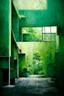 The Green House Art Print