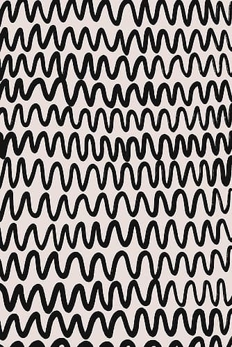 Marker Wavey Pattern Art Print by Treechild