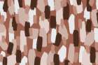 Pastel Brush Strokes Pattern Square Art Print