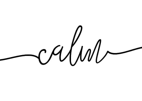 Calm Signs Print