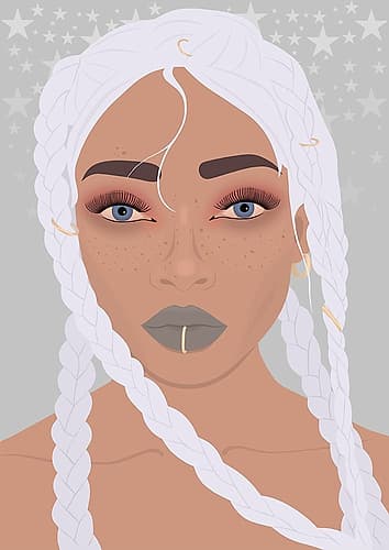 Poker Face Art Print