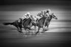 Horse Race Art Print