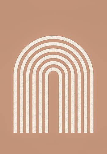 Rainbow lines Art Print