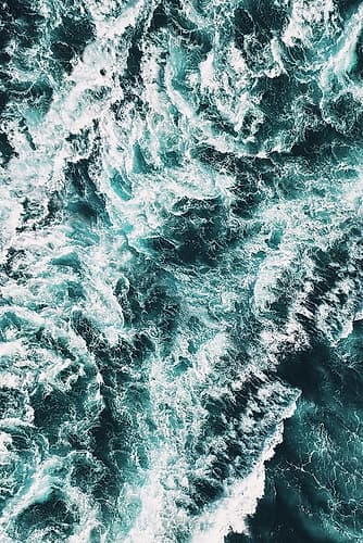 Rough Sea Art Print