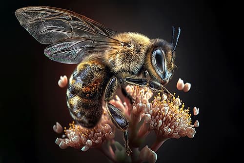 Flowerbee Art Print