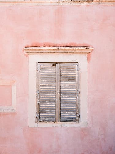 Dubrovnik Pink Architecture Print