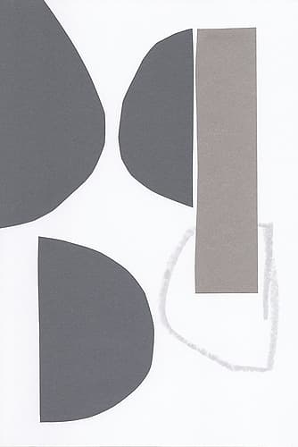 Cutted Shapes No 1 Art Print