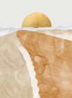 Gold Sand Dune Art Print