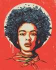 Flower power Art Print