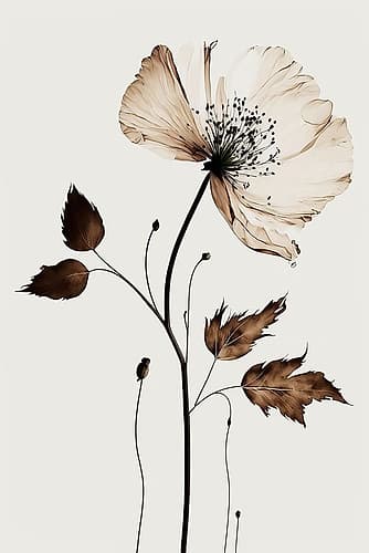 The Coffee Flower Coffee Print