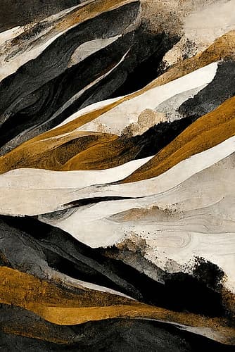 Rough Mountains Art Print