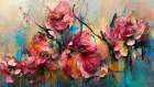Wild Pink Roses Art Print