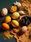 Colored Eggs Art Print