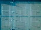 Tennis Court Geen 1 Art Print