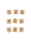 TrAcklossar - Wooden Blocks - 123 Art Print