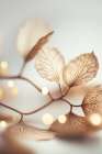 Filigree Leafs Art Print