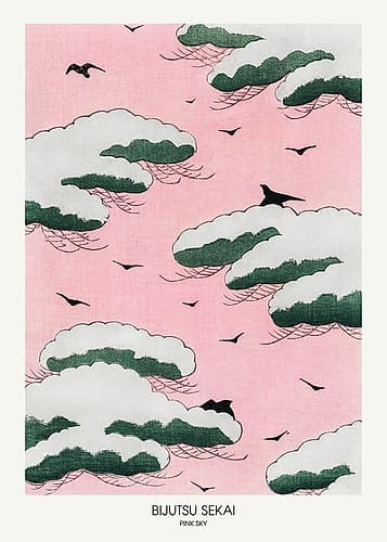 Pink Sky Minimalist Print