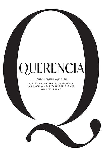 Querencia definition Inspirational Print