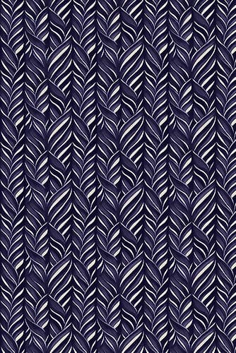 Indigo Blue Pattern Art Print