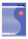 Surfs Up Blue Art Print