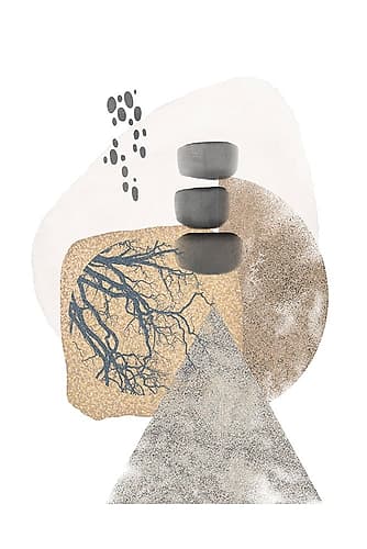 Neutral Silk-2 Art Print