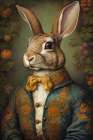 Mr Bunny Art Print