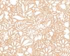 Scandi brown white pattern Art Print
