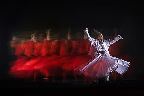 Sufi Dance Fashion Print