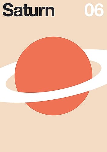 Saturn Art Print