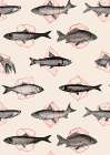 Fishes In Geometrics NAo4 Art Print