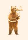 The Bear and His Helicon Art Print