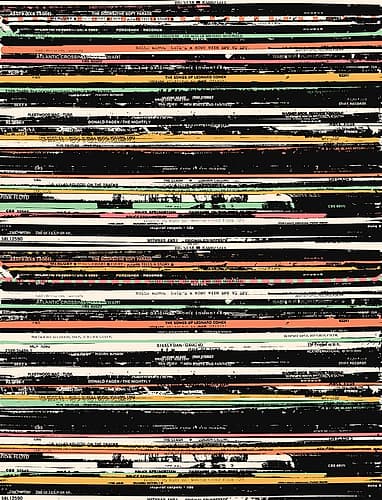 Recordsss Art abstrait reproduction