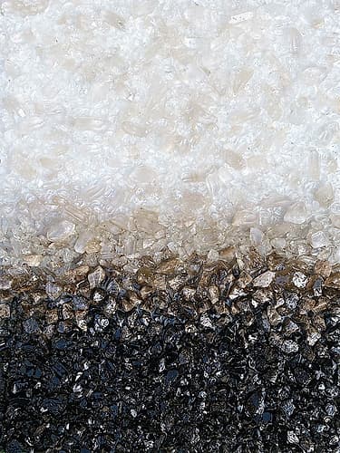 Smoky Crystal Art abstrait reproduction
