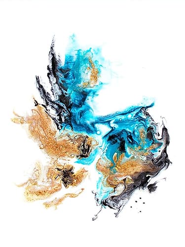 Staghorn Art abstrait reproduction